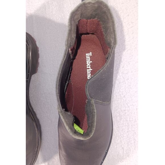 Timberland Women's Leather kori park Chelsea Ankle Boot with Lug Wedge Sole - Picture 2 of 8